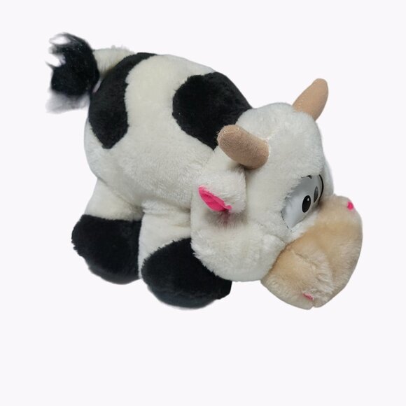 Great American Toy Co Cow 11 inch Plush Black White Farm Stuffed Animal Toy - Picture 1 of 7